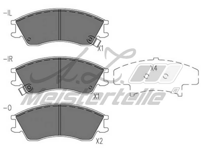 Brake pad for disc brake